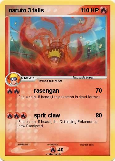 Pokemon naruto 3 tails