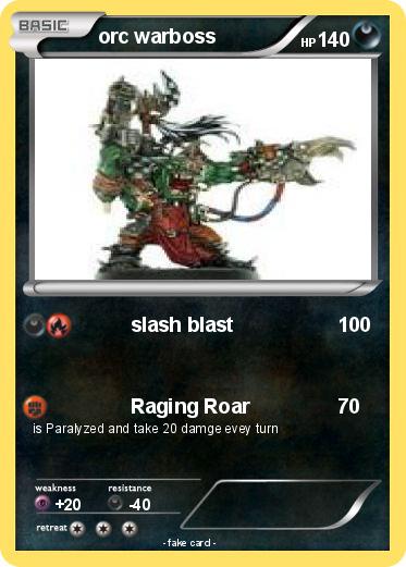 Pokemon orc warboss