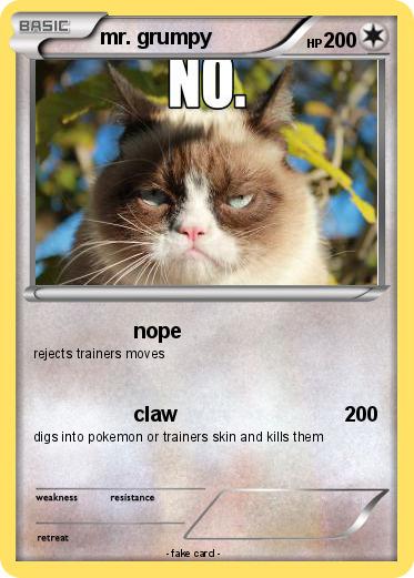 Pokemon mr. grumpy