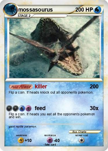 Pokemon mossasourus