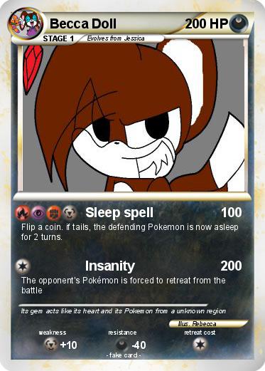 Pokemon Becca Doll