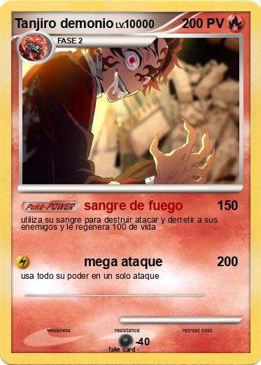 Pokemon Tanjiro demonio