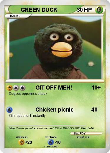 Pokemon GREEN DUCK