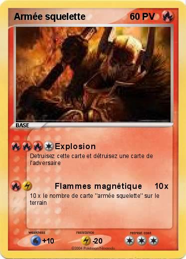 Pokemon Armée squelette