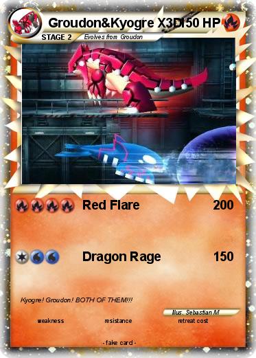 Pokemon Groudon&Kyogre X3D