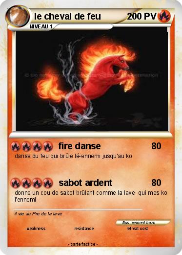 Pokemon le cheval de feu