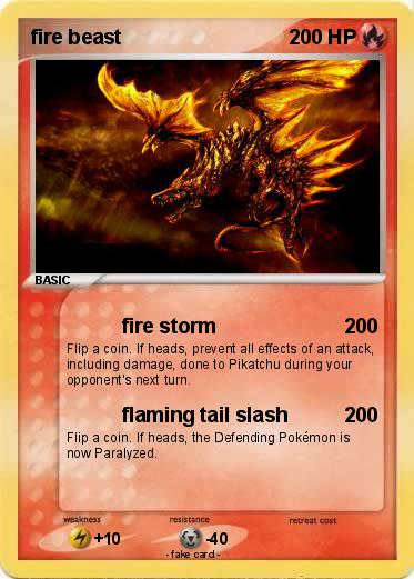 Pokemon fire beast