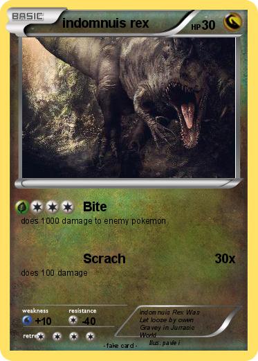 Pokemon indomnuis rex