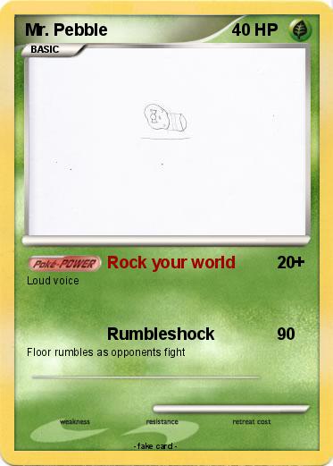 Pokemon Mr. Pebble