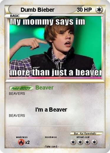 Pokemon Dumb Bieber