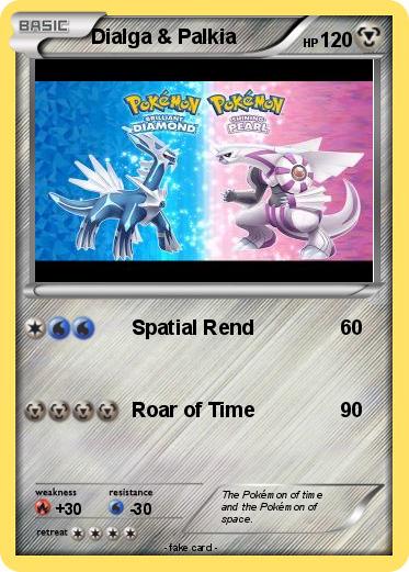 Pokemon Dialga & Palkia