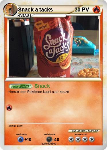 Pokemon Snack a tacks