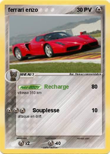 Pokemon ferrari enzo