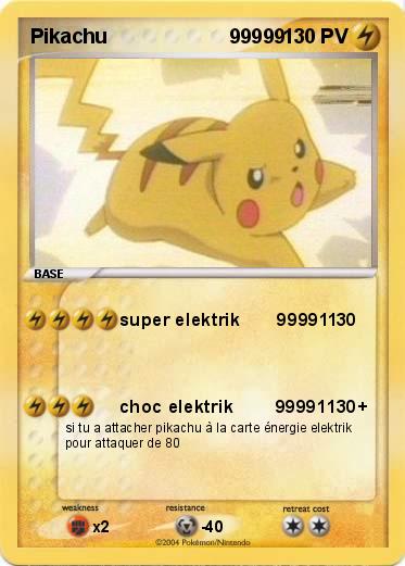 Pokemon Pikachu                      99999           