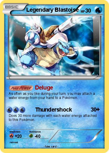 Pokemon Legendary Blastoise