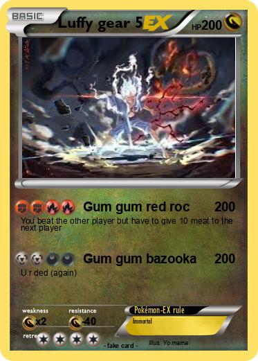 Pokemon Luffy gear 5