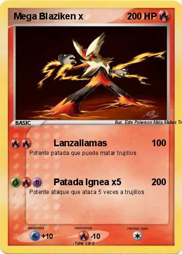 Pokemon Mega Blaziken x