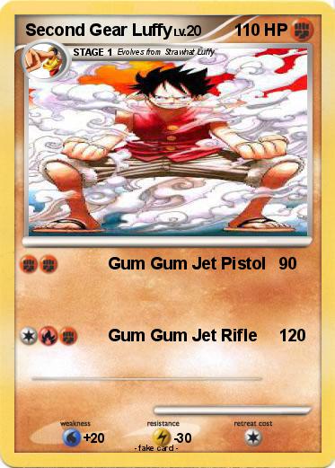 Pokemon Second Gear Luffy