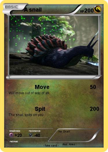 Pokemon A snail
