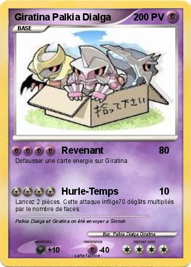 Pokemon Giratina Palkia Dialga