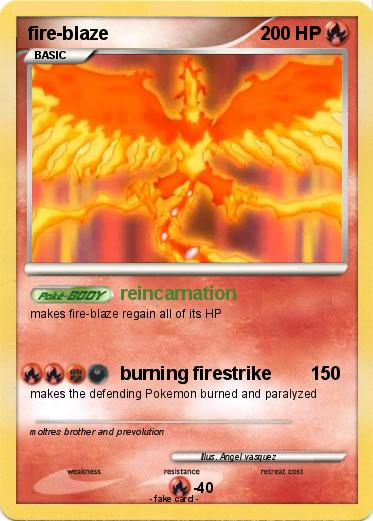 Pokemon fire-blaze