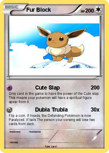 Pokemon Fur Block