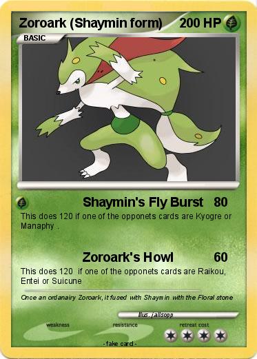 Pokemon Zoroark (Shaymin form)