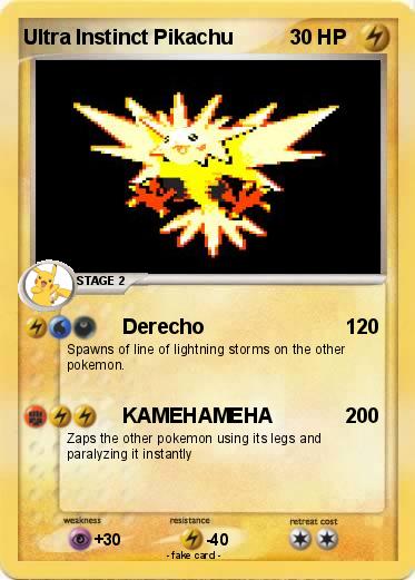 Pokemon Ultra Instinct Pikachu