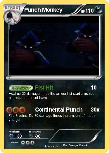 Pokemon Punch Monkey