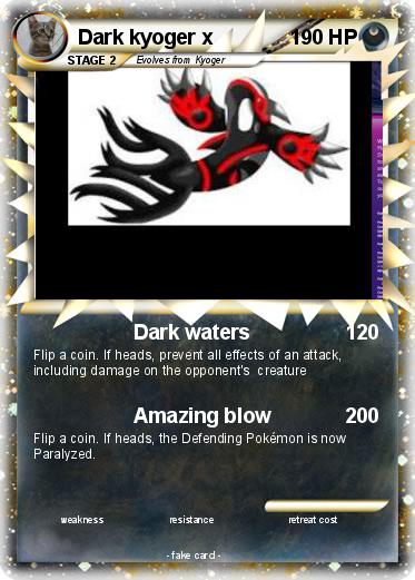 Pokemon Dark kyoger x