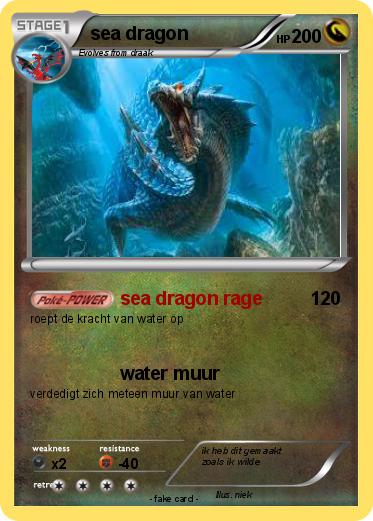 Pokemon sea dragon