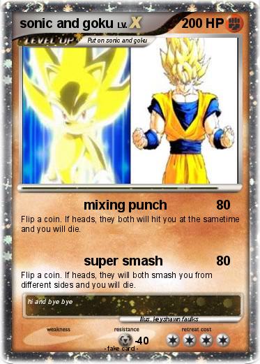 Pokemon sonic and goku