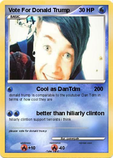 Pokemon Vote For Donald Trump