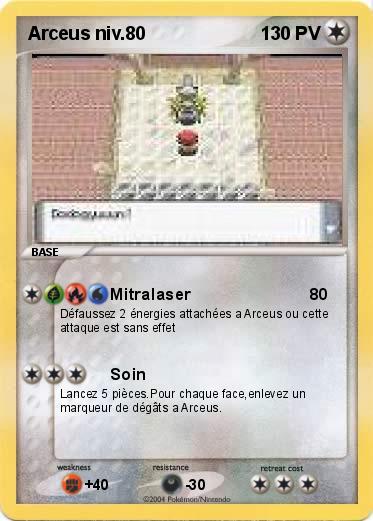 Pokemon Arceus niv.80