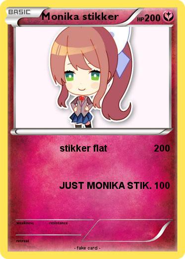 Pokemon Monika stikker