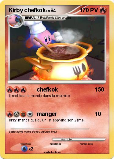 Pokemon Kirby chefkok