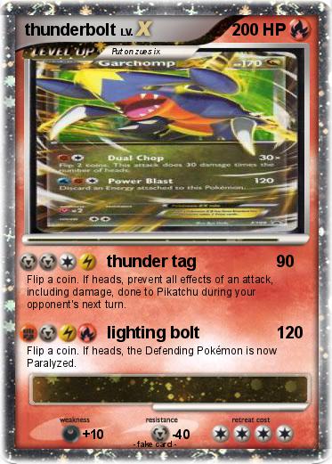 Pokemon thunderbolt