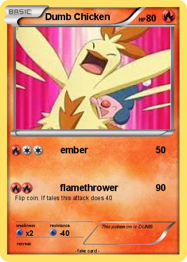 Pokemon Dumb Chicken