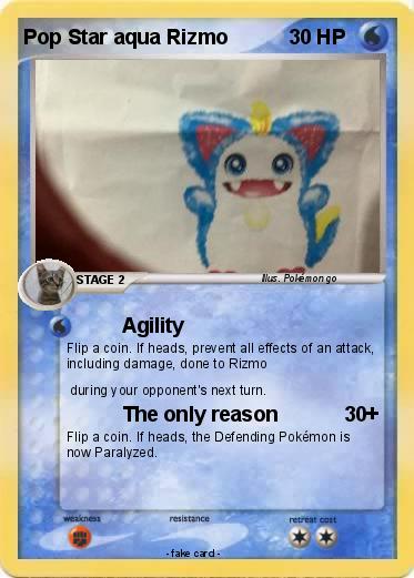 Pokemon Pop Star aqua Rizmo