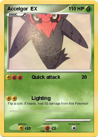 Pokemon Accelgor  EX