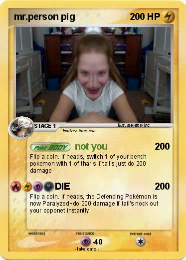 Pokemon mr.person pig