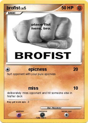 Pokemon brofist