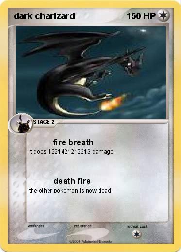 Pokemon dark charizard