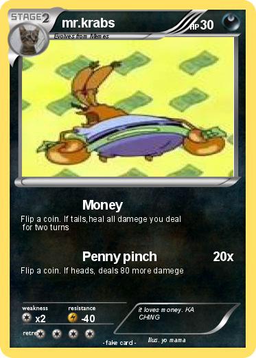 Pokemon mr.krabs