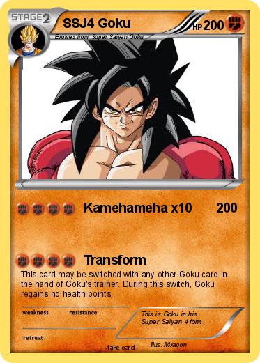 Pokemon SSJ4 Goku