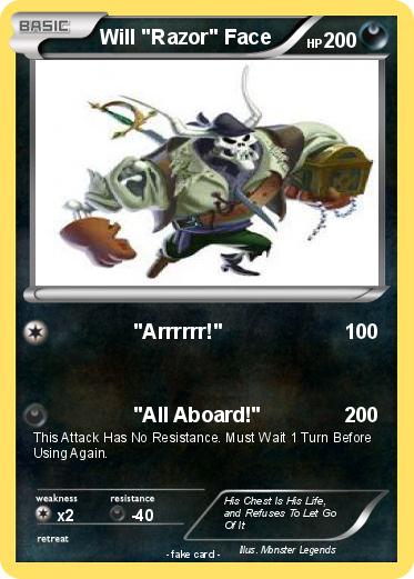 Pokemon Will "Razor" Face