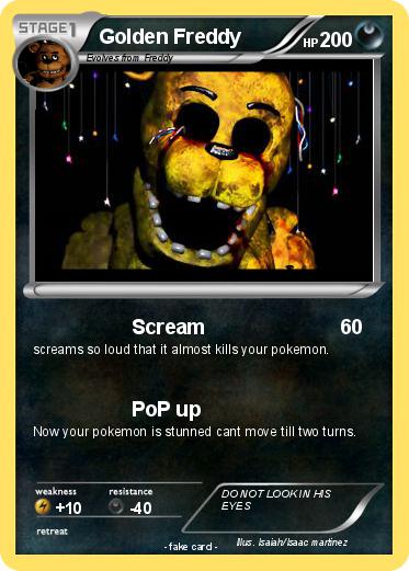 Pokemon Golden Freddy