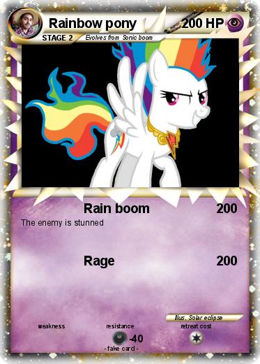 Pokemon Rainbow pony