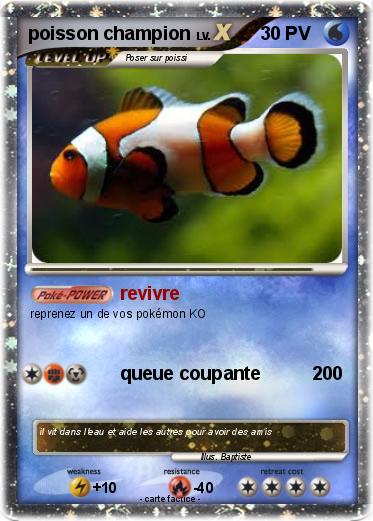 Pokemon poisson champion