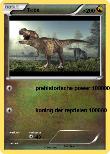 Pokemon T-rex